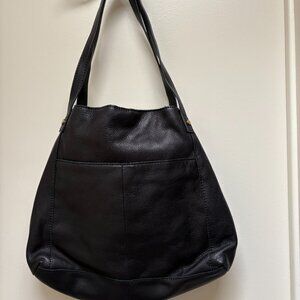 American Leather Co. Large black leather bag. New without the tags.